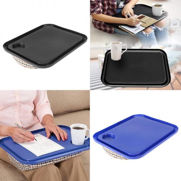 Portable Laptop Desk Tray Creative Outdoor Learning Desk Lazy Tables Laptop Stand Holder for Bed Sofa 14 inch Office Home Pillow - Image 2