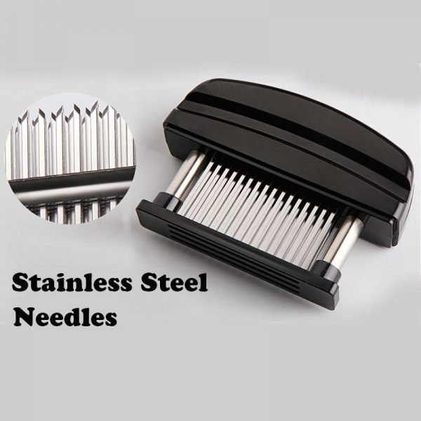 Professional 48pcs Needles Stainless Steel Meat Tenderizer Kitchen Cooking Tools Tender Meat Hammer - Image 2