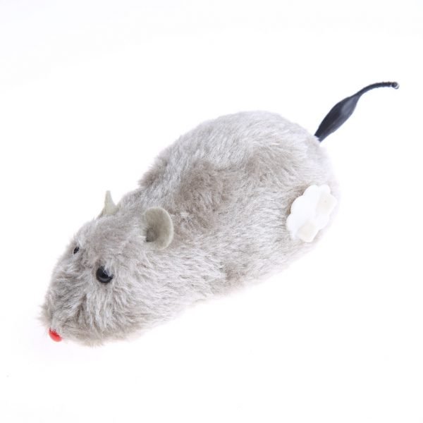 RC Toy Wireless Winding Mechanism Mouse Cat Toy For Cat Dog Pet Trick Playing Toy Plush Rat Mechanical Motion Rats Random Color - Image 4