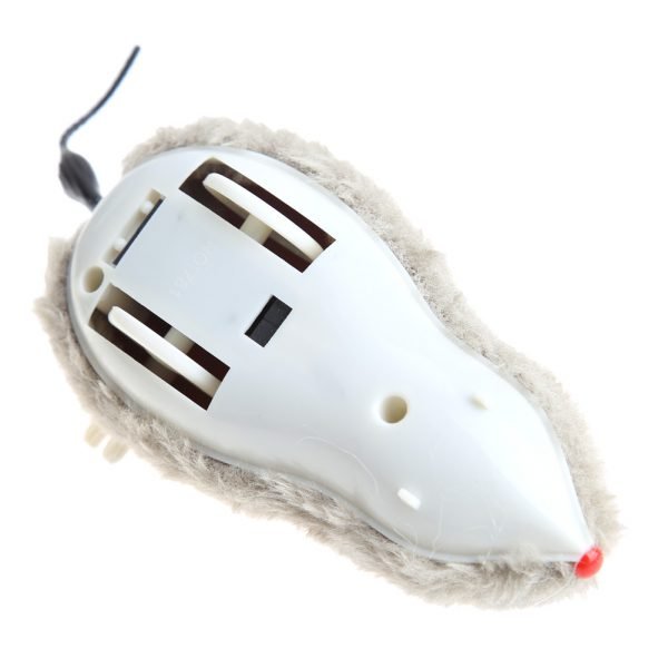 RC Toy Wireless Winding Mechanism Mouse Cat Toy For Cat Dog Pet Trick Playing Toy Plush Rat Mechanical Motion Rats Random Color - Image 5