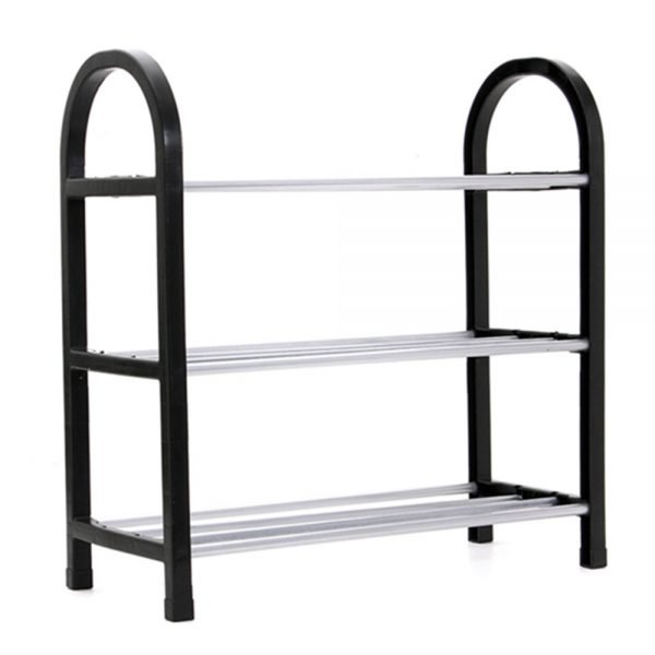 Shoes shelf Easy Assembled Light Plastic 3 Tier Shoe Rack Storage Organizer Stand Holder Keep Room tidy Saving Space - Image 2
