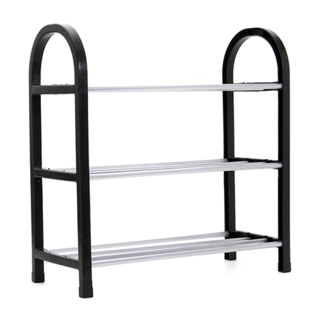 Shoes shelf Easy Assembled Light Plastic 3 Tier Shoe Rack Storage Organizer Stand Holder Keep Room tidy Saving Space - Image 2