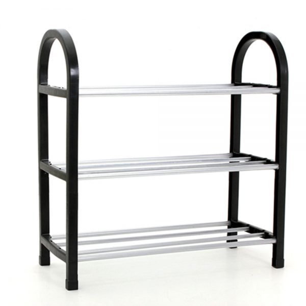 Shoes shelf Easy Assembled Light Plastic 3 Tier Shoe Rack Storage Organizer Stand Holder Keep Room tidy Saving Space - Image 3