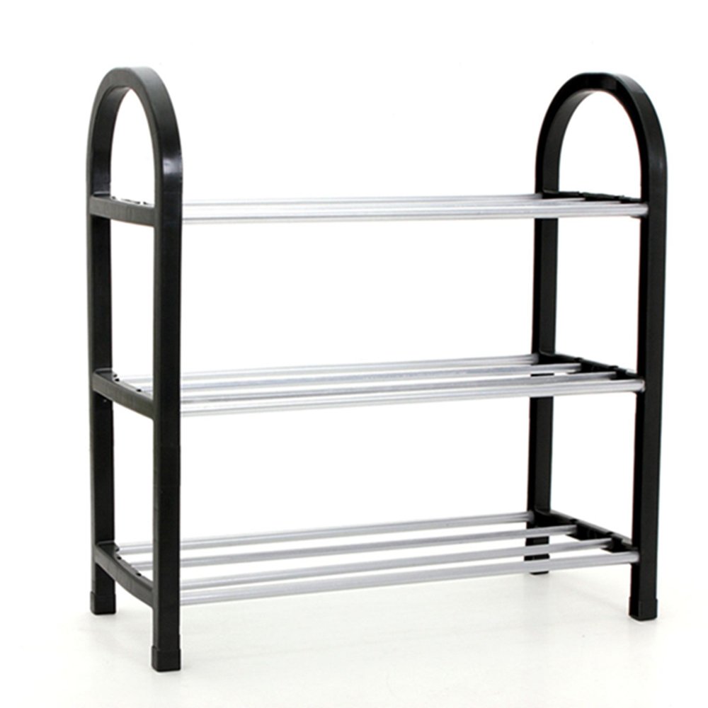 Shoes shelf Easy Assembled Light Plastic 3 Tier Shoe Rack Storage Organizer Stand Holder Keep Room tidy Saving Space - Image 3