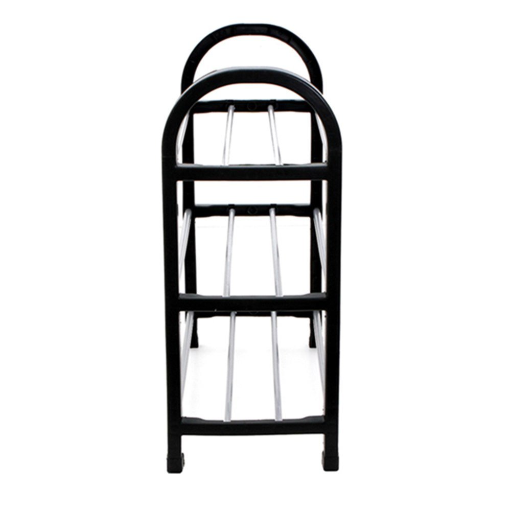 Shoes shelf Easy Assembled Light Plastic 3 Tier Shoe Rack Storage Organizer Stand Holder Keep Room tidy Saving Space - Image 4