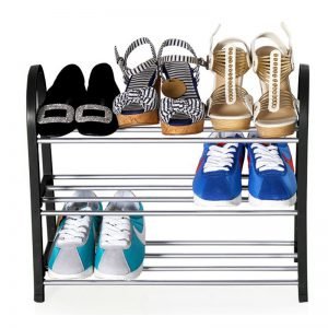 Shoes shelf Easy Assembled Light Plastic 3 Tier Shoe Rack Storage Organizer Stand Holder Keep Room tidy Saving Space