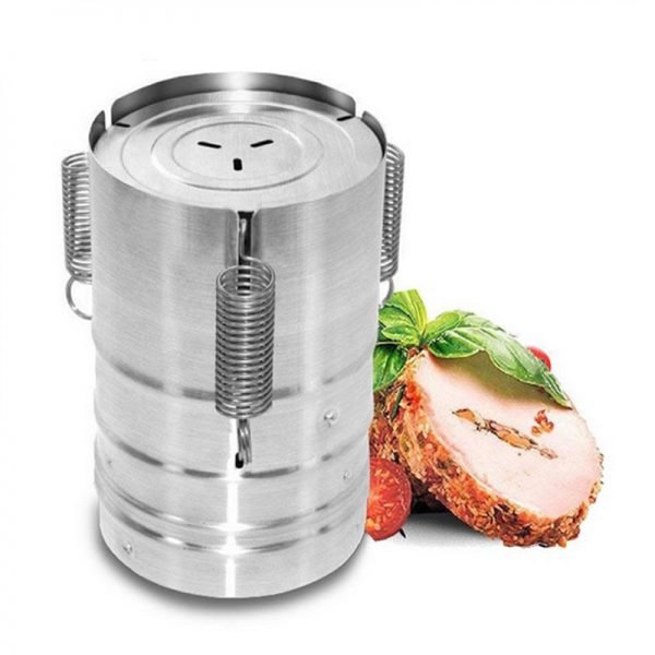 Transhome Ham Press Maker Machine 1PC Round Shape Stainless Steel  Seafood Meat Poultry Tools Kitchen Cooking Tools for Party - Image 5
