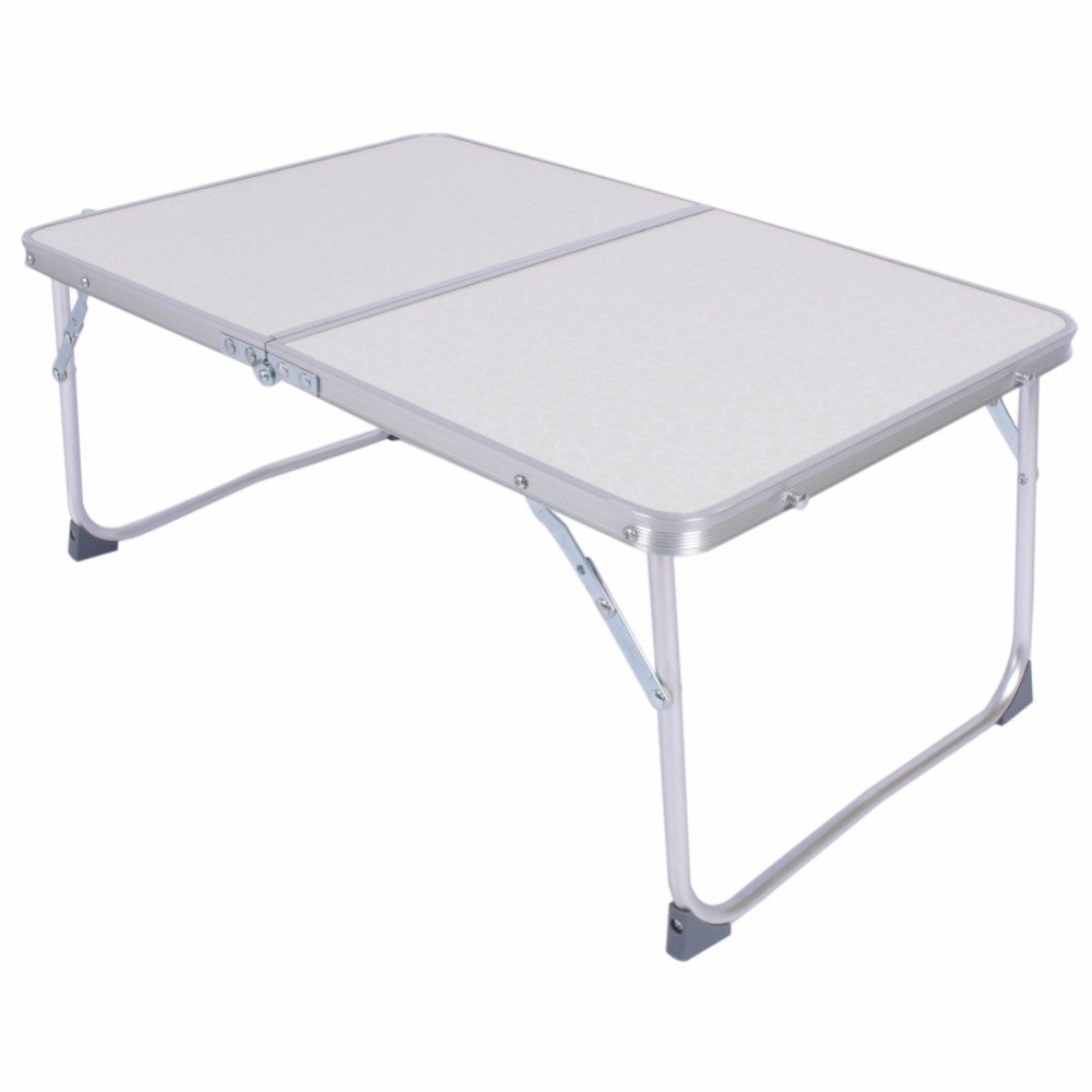 White Folding Computer Desk Multifunctional Light Foldable Table Dormitory Bed Notebook Small Desk Picnic Table Laptop Bed Tray - Image 2