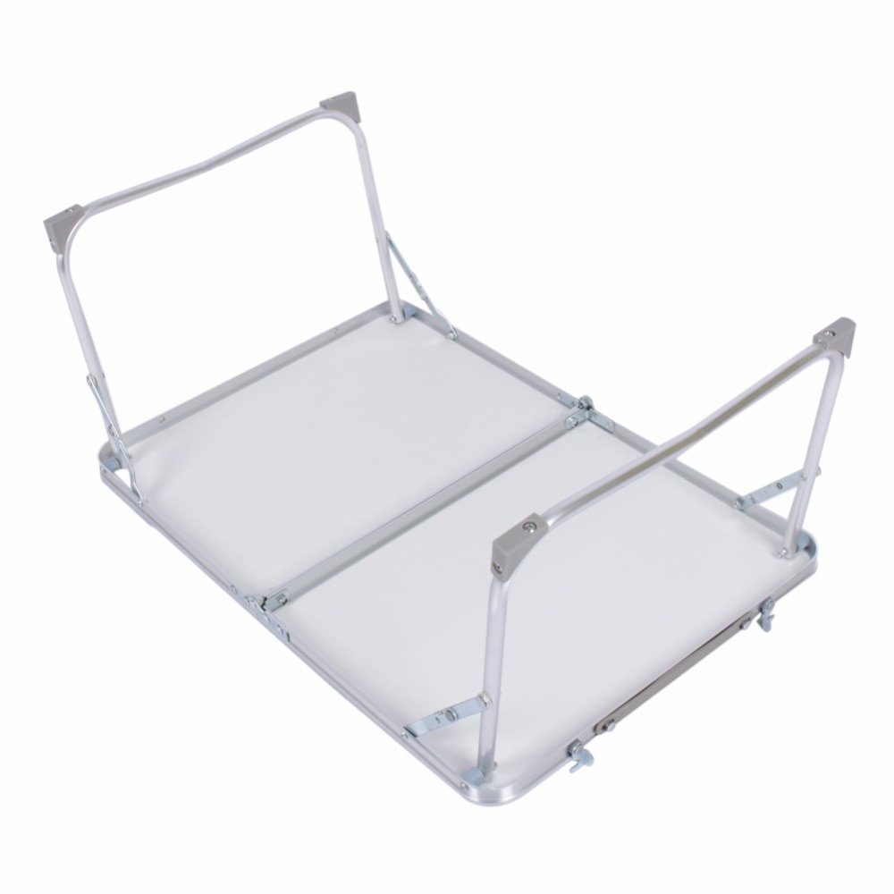 White Folding Computer Desk Multifunctional Light Foldable Table Dormitory Bed Notebook Small Desk Picnic Table Laptop Bed Tray - Image 6