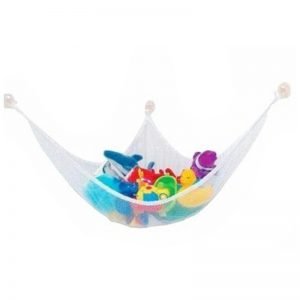White Practical Toys Hammock Keep Baby Playroom Tidy Storage Baby Toy Holder 120*90*90cm 80*60*60cm 140*80*80cm 140*90*90cm
