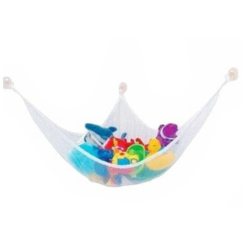 White Practical Toys Hammock Keep Baby Playroom Tidy Storage Baby Toy Holder 120*90*90cm 80*60*60cm 140*80*80cm 140*90*90cm